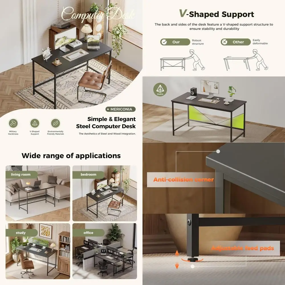 

Compact Study Desk for Home Office, Gaming, and Small Spaces - 32 x 15.7 Simple Style Writing Table