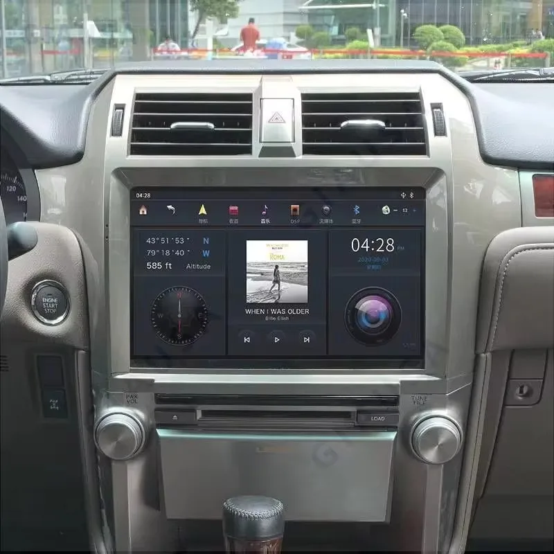 256G Android 13.0 Автомобильный радиоприемник для Lexus GX GX400 GX460 10,1-дюймовый Carplay DVD Мультимедиа Стерео GPS-навигация Головное устройство 2010-2015