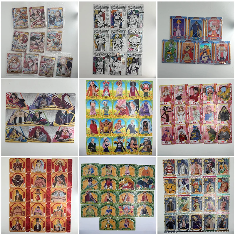 

Anime One Piece KPR SSR UR CR Set of Cards Hancock Robin Nami Luffy Zoro Collection Card Christmas Birthday Gift Children's Toys