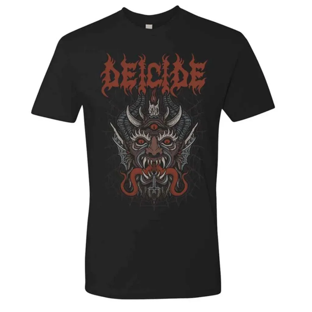 Pop Deicide Band Graphic T-shirt Summer Short Sleeve Fashion Tee Luxury Casual Vintage Retro Top Suitable for Both Men and Women