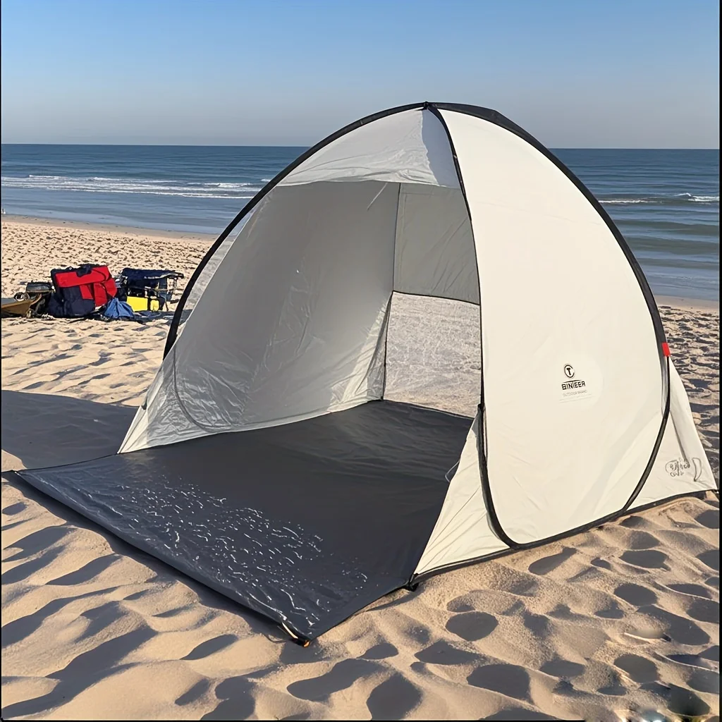 

Палатка для кемпинга и пикника, уличная палатка для пляжа и газона, быстро устанавливается, с защитой от солнца, удобна для отдыха на природе, проста в сборке.