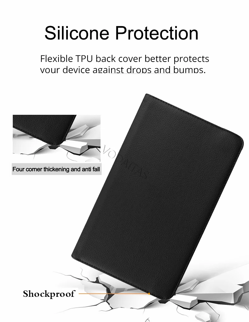 Untuk Lenovo Tab M10 Plus TB-X606X X606F 10.3 "Penutup Tablet Dudukan Putar 360 Derajat untuk Casing Penutup Lenovo Tab M10 FHD Plus X606