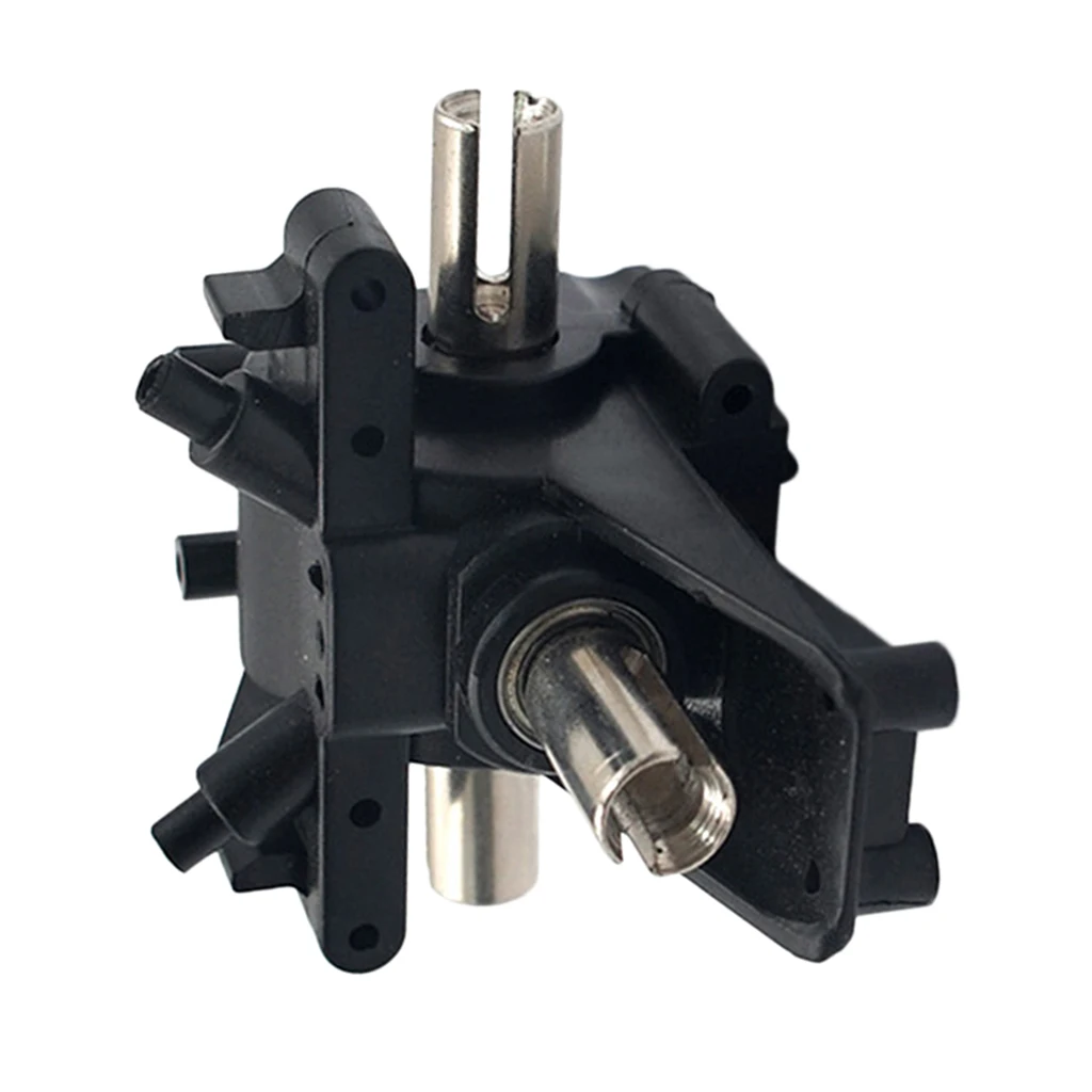 RC Car Gearbox Black Plastic Replacement Part for Wltoys 12428 12429 Q46 Truck Upgrade