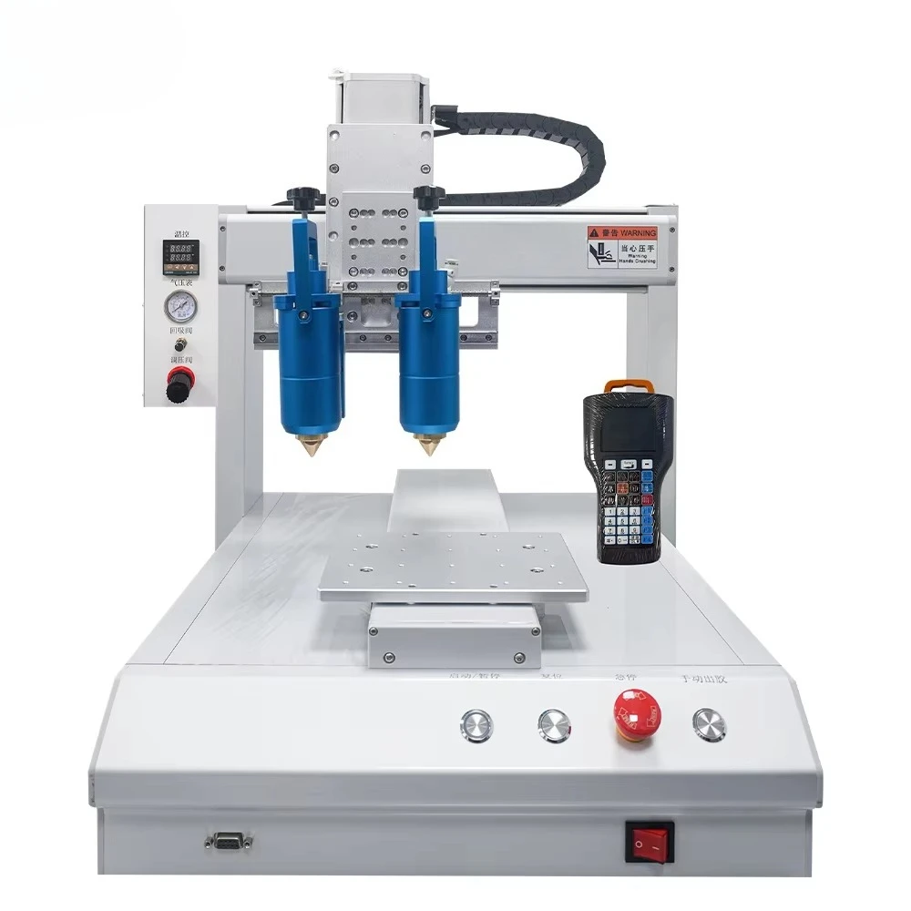 With Double Platform and Dual Platform Glue Dispenser Silicone ab Glue  Liquid Hot Melt Glue Dispensing Machine