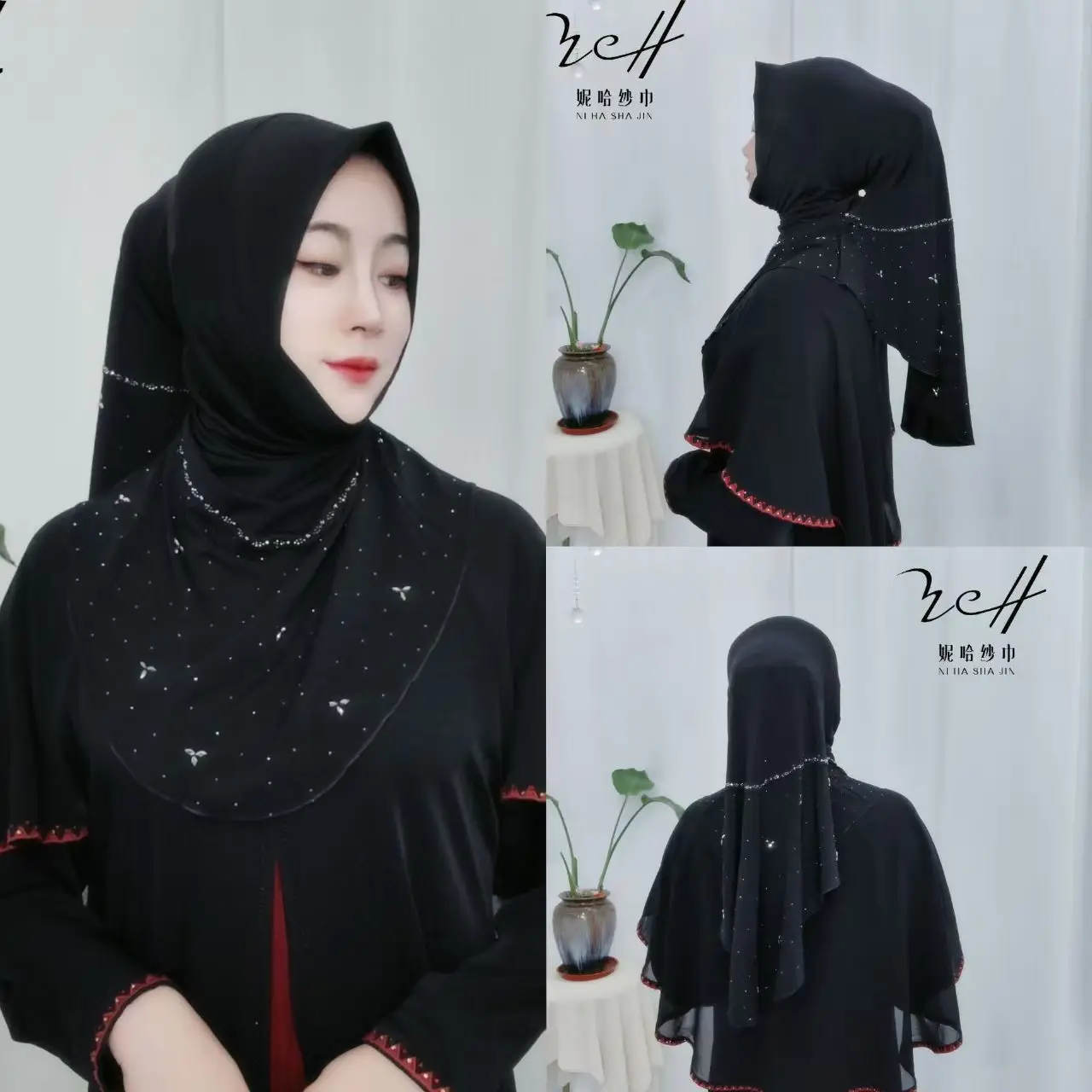 

Free Shipping Hijab Muslim Women Shawl Headscarf Luxury Tassels Chiffon Scarf Malaysia Kufi Islam Summer Student Turban 05452