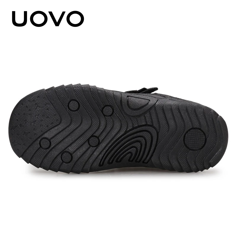 2026 UOVO New Arrival Mid-Calf Hiking Fashion Kids Sport Shoes Brand Outdoor Children Casual Sneakers For Boys Size #26-36