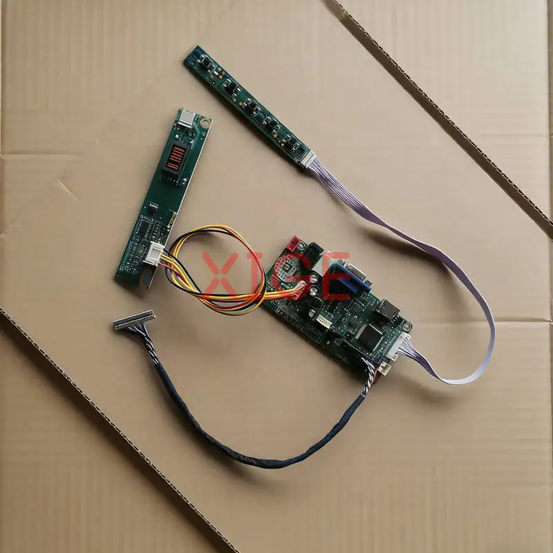 

Для LT121SU HSD121PS11 LQ121S1LH01 LQ121S1LH02 Комплект платы привода контроллера ЖК-матрицы 800*600 LVDS 20-контактный 1-CCFL HDMI + VGA 800x600
