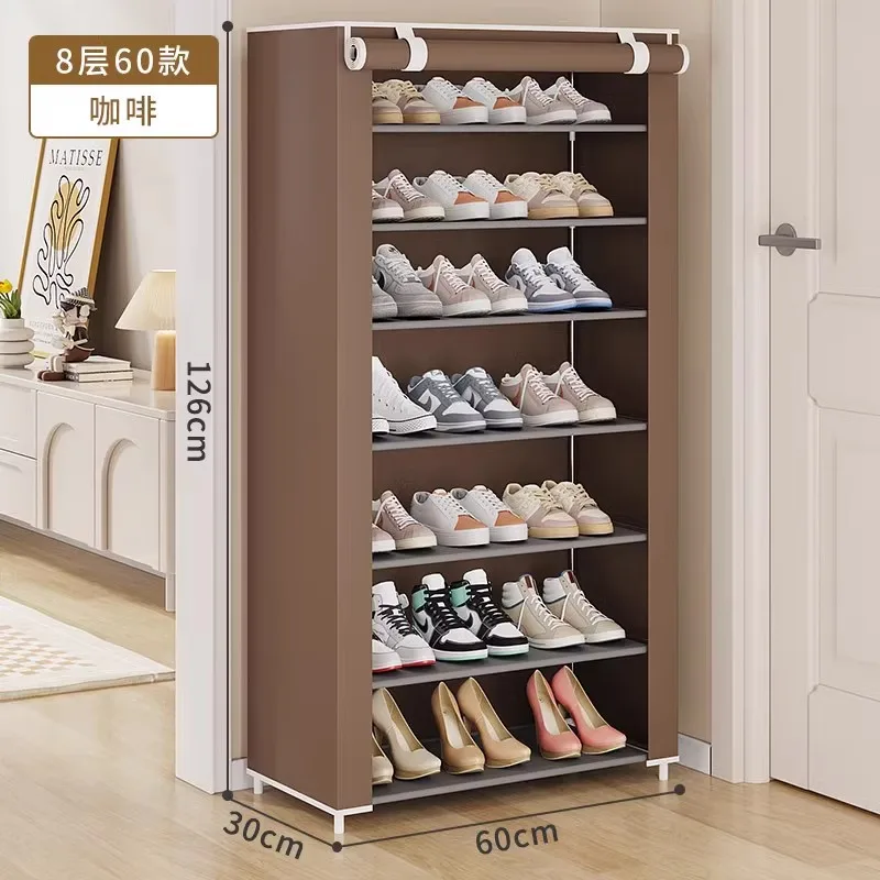 67 entry-level folding small narrow shoe rack home simple entrance shoe cabinet multi-layer shoe storage artifact dormitory larg