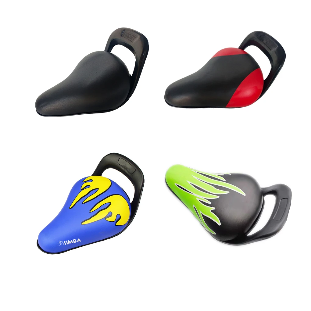 

Kids Bike Saddle Universal Modified Replacement Ergonomic Upgrading Bicycles Steel Seat Part Accessories Black