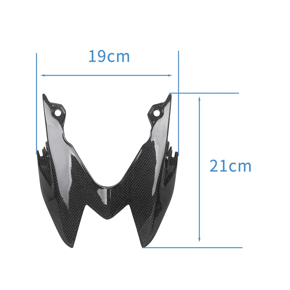 MOTO4U For BMW S1000R S1000RR 2014 2015 2016 2017 2018 100% Carbon Fiber Seat Tail Light Panel Cover Fairing Tail Light Cover