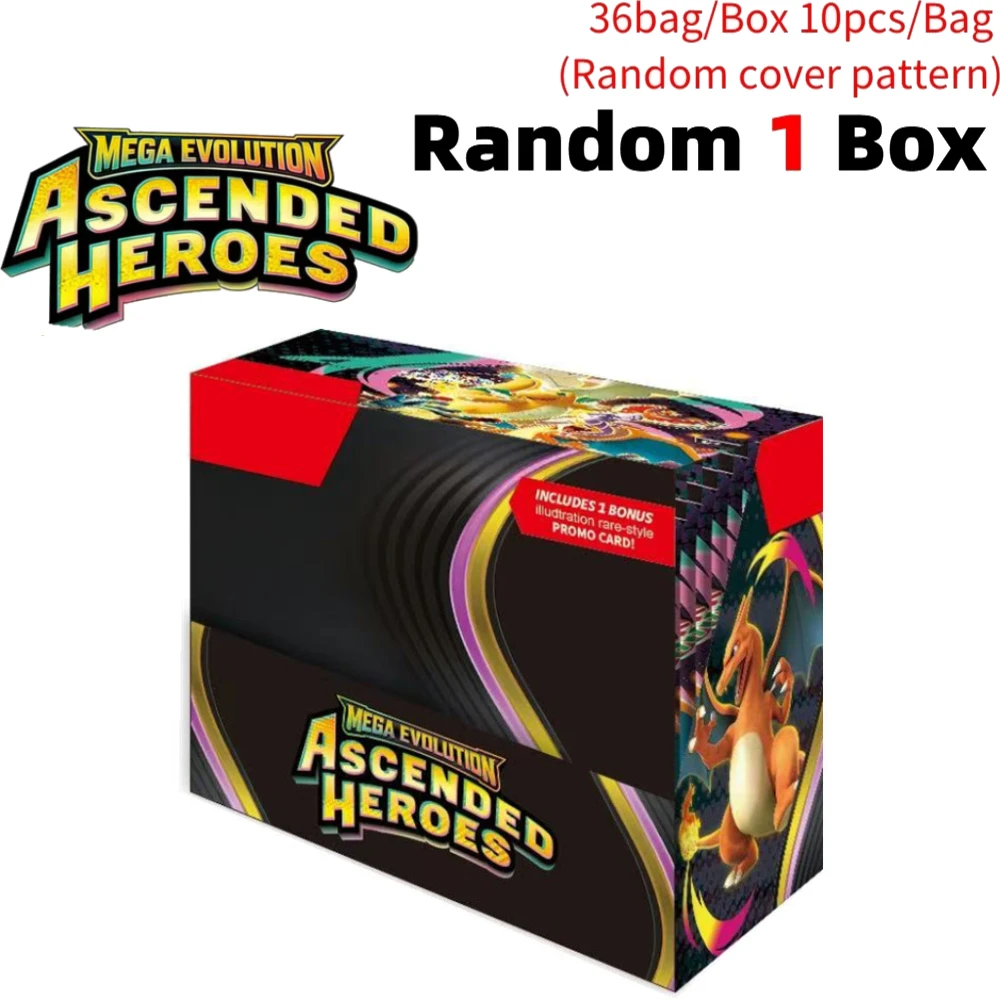 NEUE Pokémon TCG Booster Seltene Sammelkarten als Geschenk Mega Evolution Ascended Heroes Phantasmal Flames Sammelkarten – Detail 5
