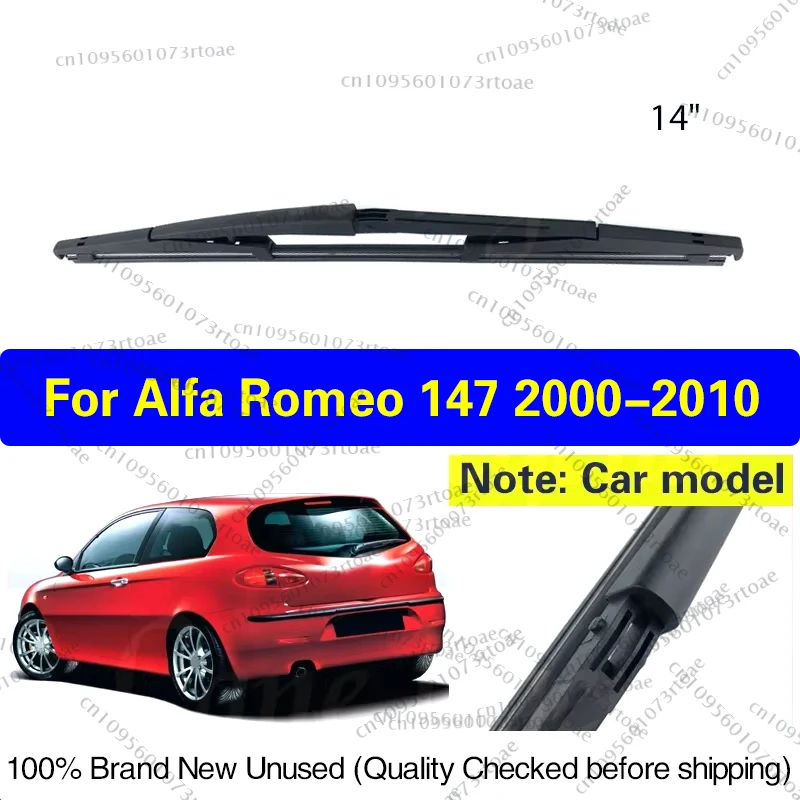 

Car Wiper 14" Rear Wiper Blade For Alfa Romeo 147 2000 - 2010 Windshield Windscreen Clean Tailgate Window Car Rain Brush