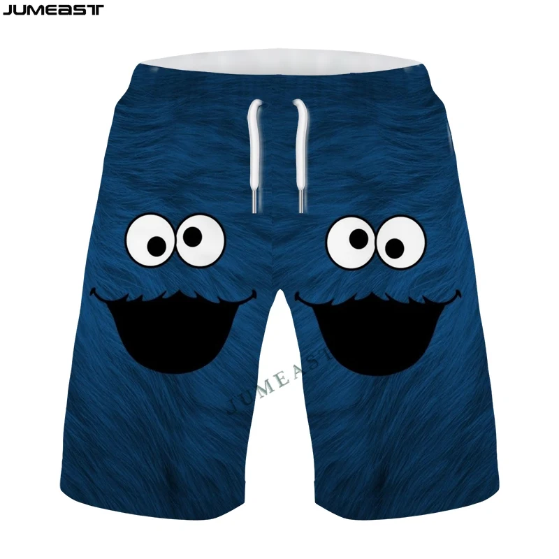 

Jumeast Men Women Male Female Streetwear Cartoon Emoticons Shorts Trunks Board Shorts Beach Casual Sweatpants Short Pants