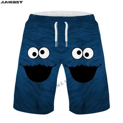 Jumeast uomo donna uomo donna Streetwear Cartoon emoticon Shorts Trunks Board Shorts Beach pantaloni sportivi Casual pantaloni corti