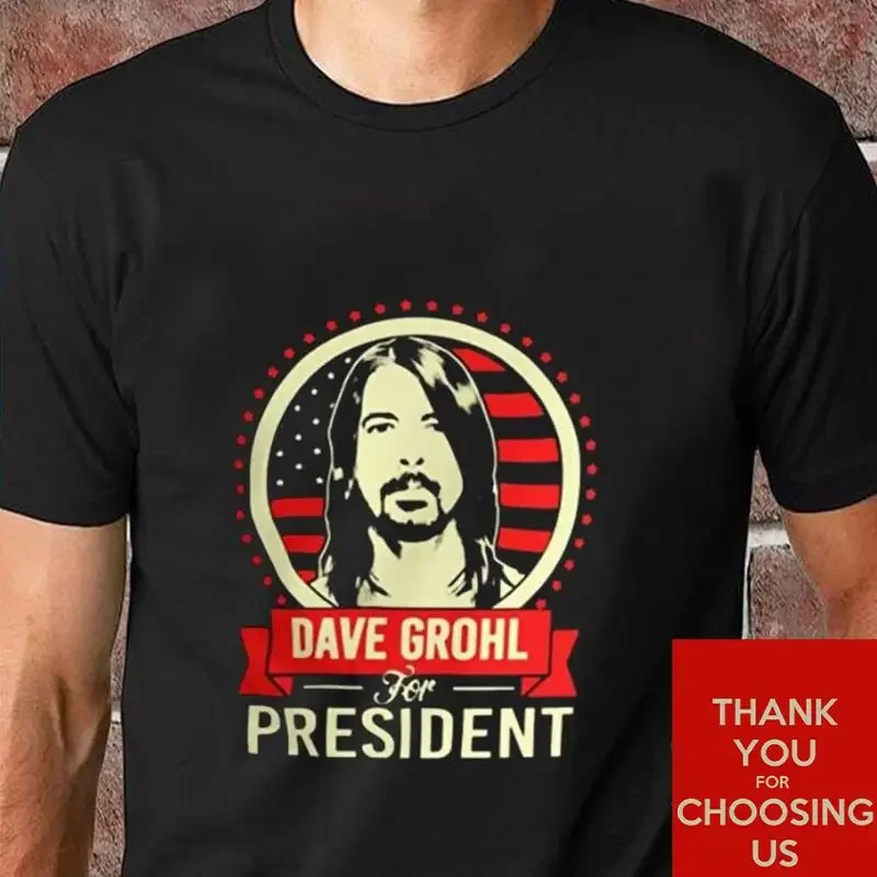 Meme Dave Grohl For President T Shirt  All Sizes S 23