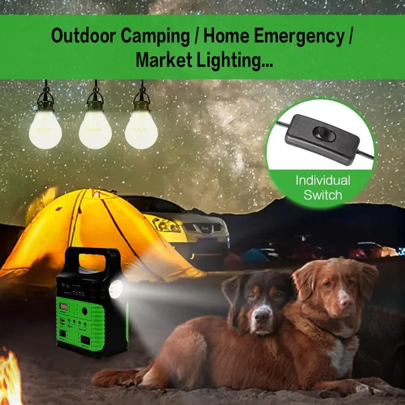 Solar Generator - Portable Power Station for Emergency Power Supply,Portable Generators for Camping,Home Use&Outdoor