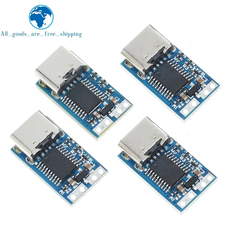 IHaospace 6 Stuks PDC004-PD USB-C PD Decoy Module – 12V Vaste Spanning, 5A, Type-C Vrouwelijk, Voor Notebook En Elektronische Projecten