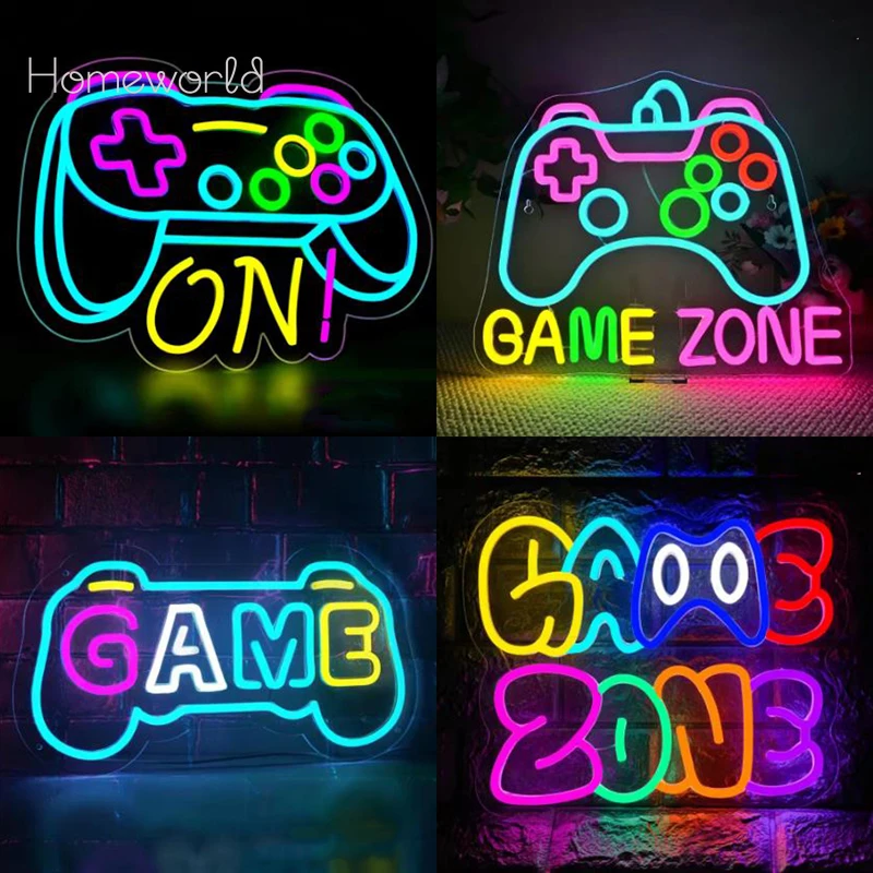 

Game Zone LED Neon Light Sign USB powerd suitable for Arcade Wall Light Gaming Room Decor for Esports Arena Gift for Gamer