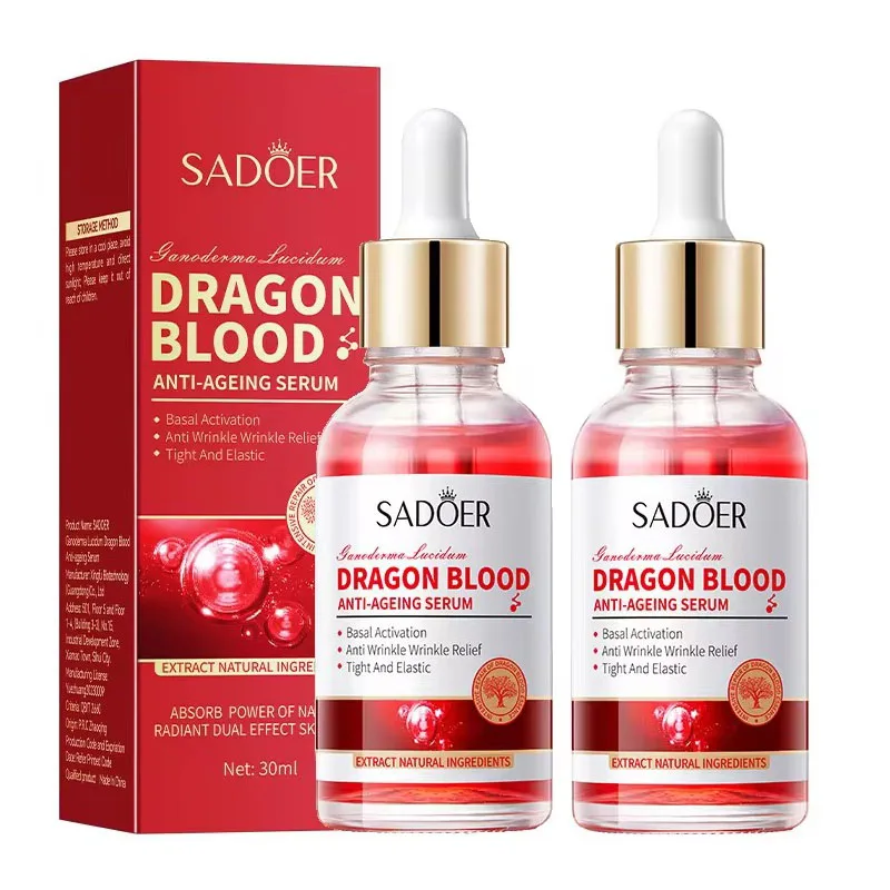 2pcs Royal Dragon Blood Serum Tightener Placenta Face Moisturizing Firming Anti-wrinkle Face Essence Korean Cosmetics Beauty