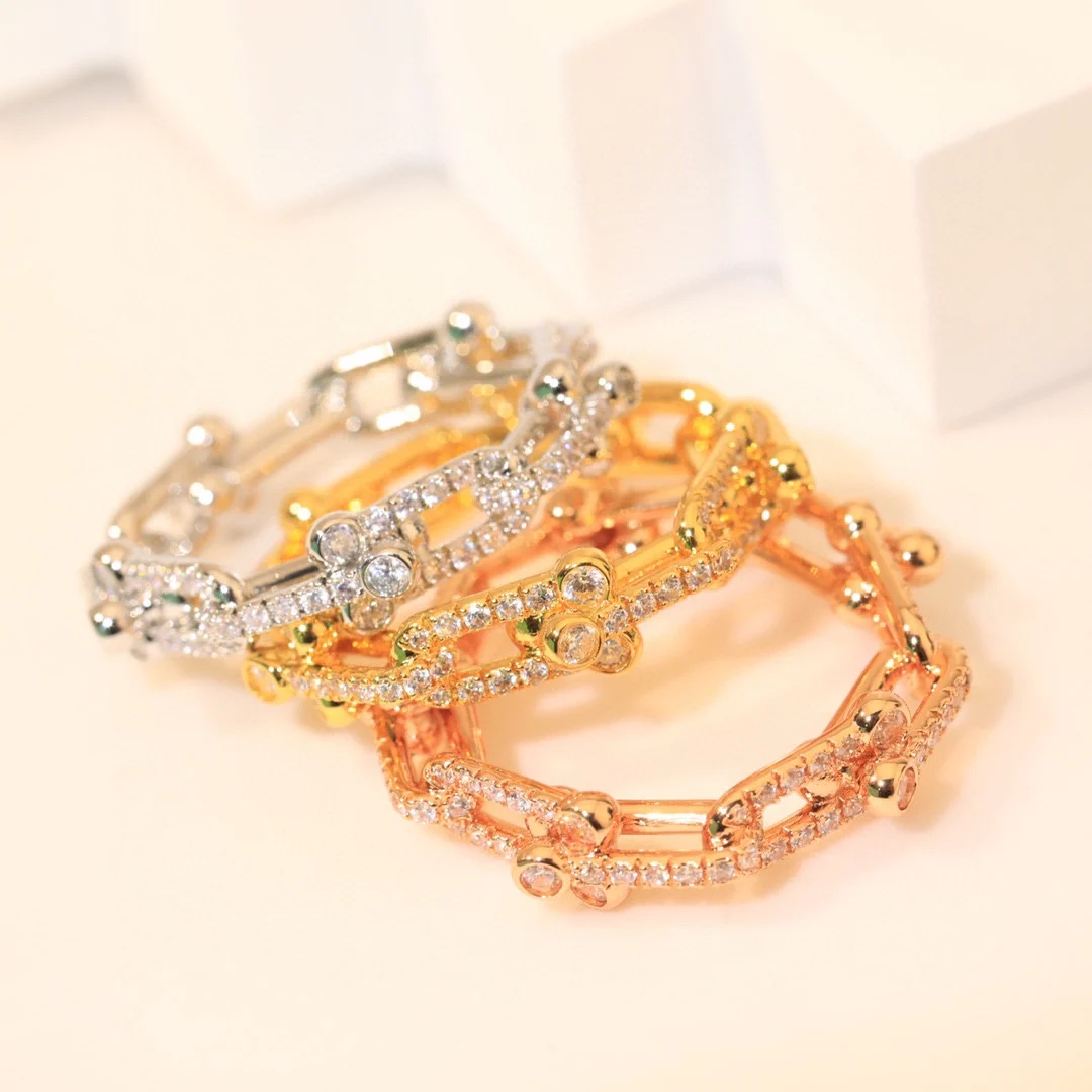 

Fashion Hot sales Europe and America Style S925 Sterling Silver Women's Jewelry Ring Exquisite Luxury Anniversary Day Gift
