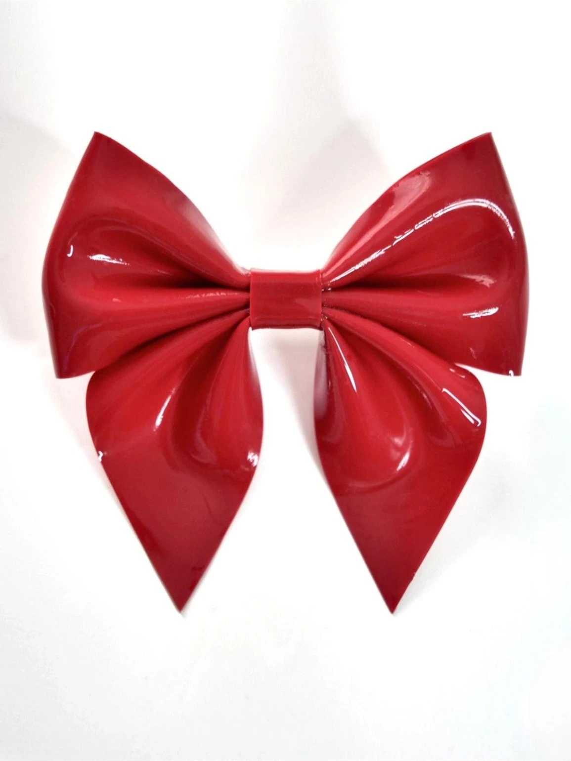 

Индивидуальные резиновые модные красные латексные аксессуары с бантом, элегантные стильные женские вечерние украшения для волос или одежды