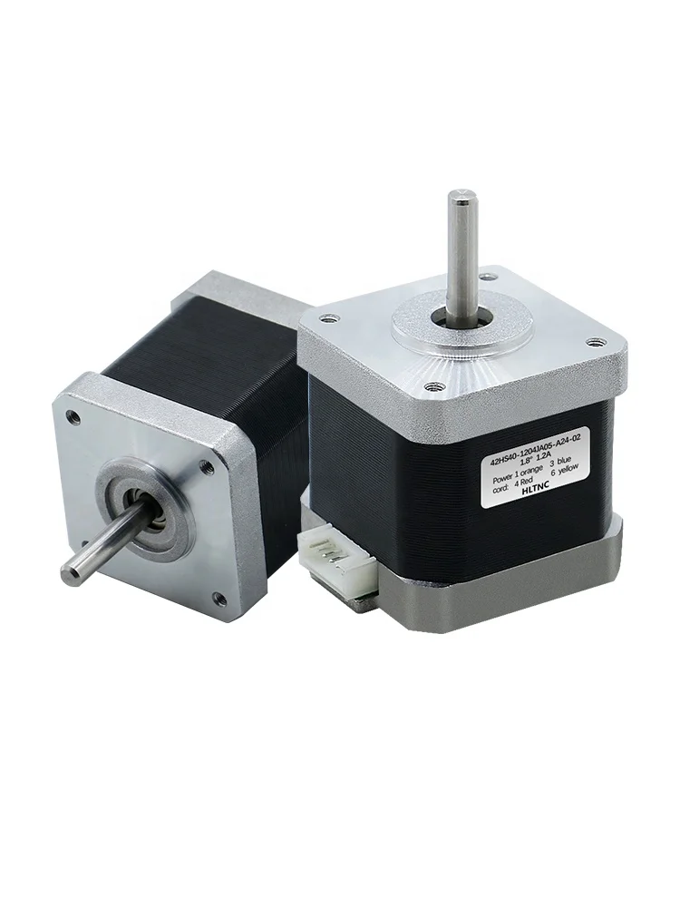 HLTNC Stappenmotor met laag koppel Nema17 0,28 nm Motor42HS40-A5-A24 0,9 2-fase hybride stappenmotor voor CNC-router