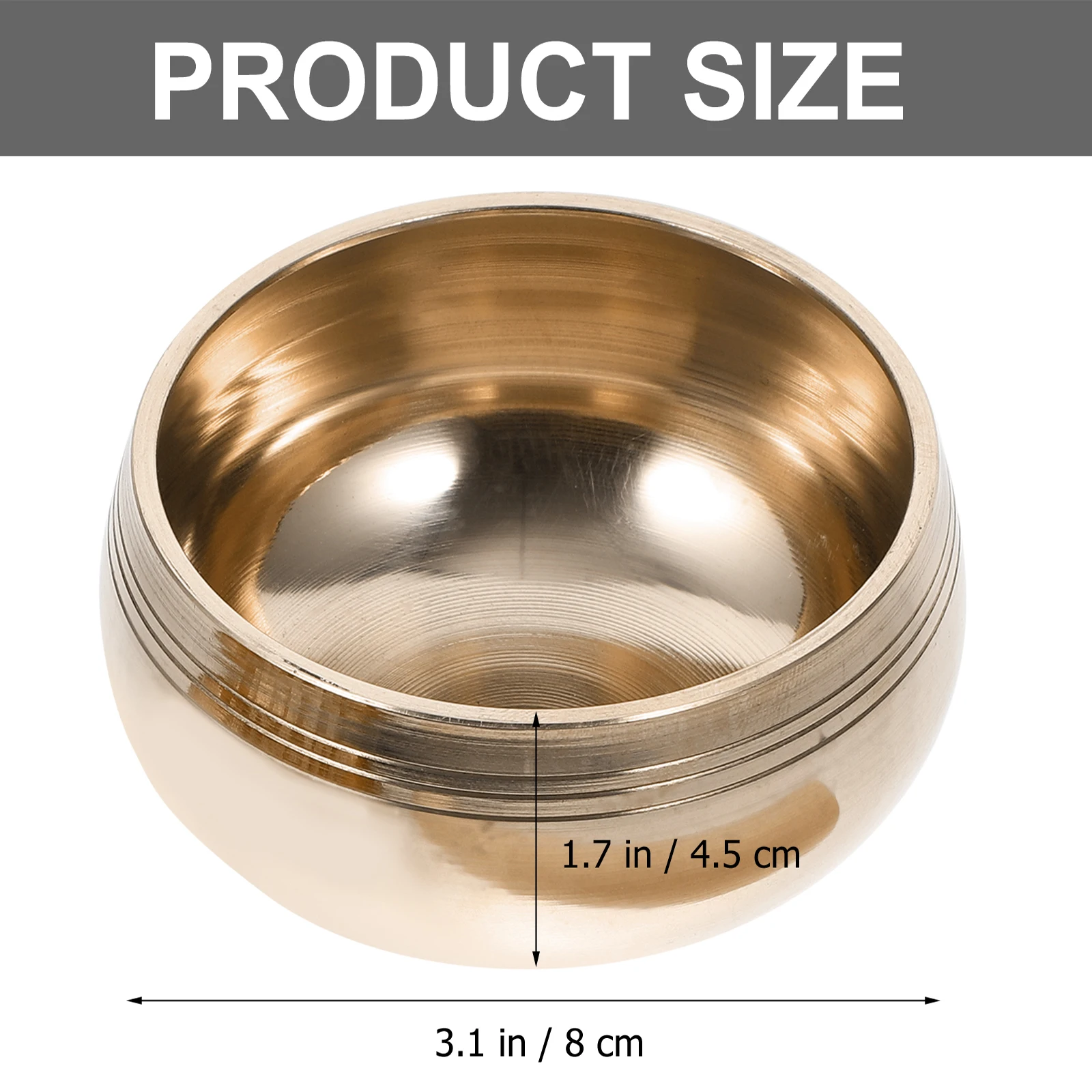 

1 Set Tibetan Singing Meditation Sound Tool Copper For Stress Relief Bowl Set Meditation