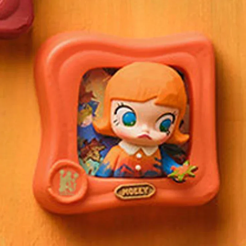 

POP MART Molly 'Scenery along the Way' Trendy Fridge Magnet Mystery Blind Box Collectible Figurine Ornament for Toy Enthusiasts