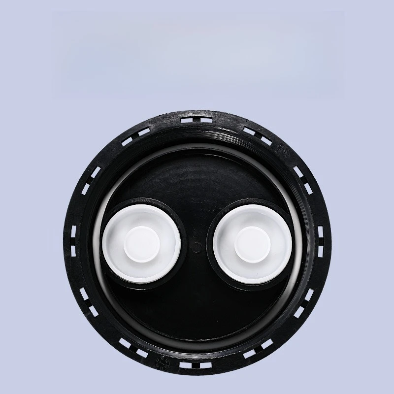IBC Tank Fitting, 16.3cm Plastic Tank Lid With Vent Hole, Chemical Barrel Double Hole Cover