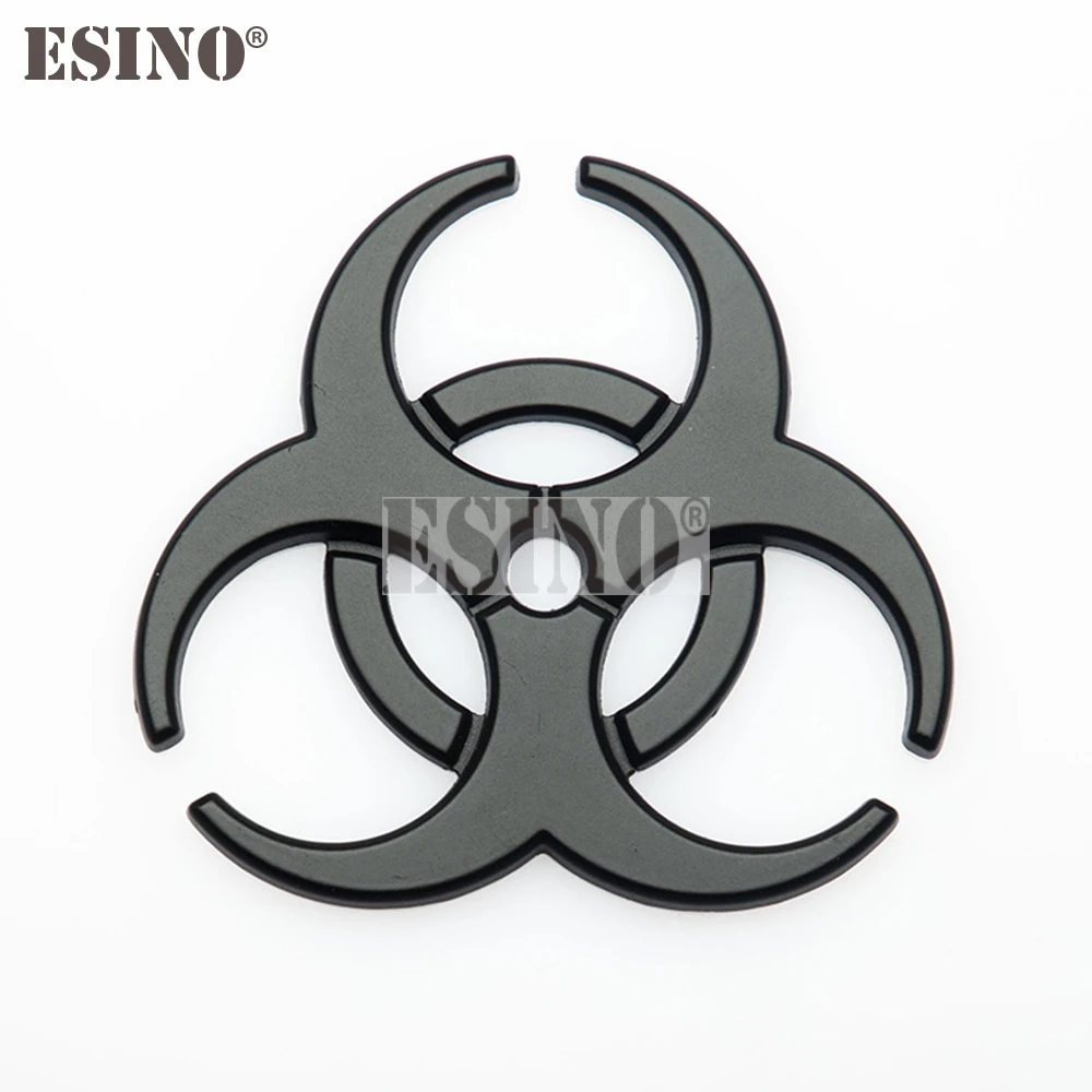 New Universal Cool Fashion Zinc Alloy Metal Biochemistry Car Body Metal Chrome 3D Emblems Badge Car Accessory