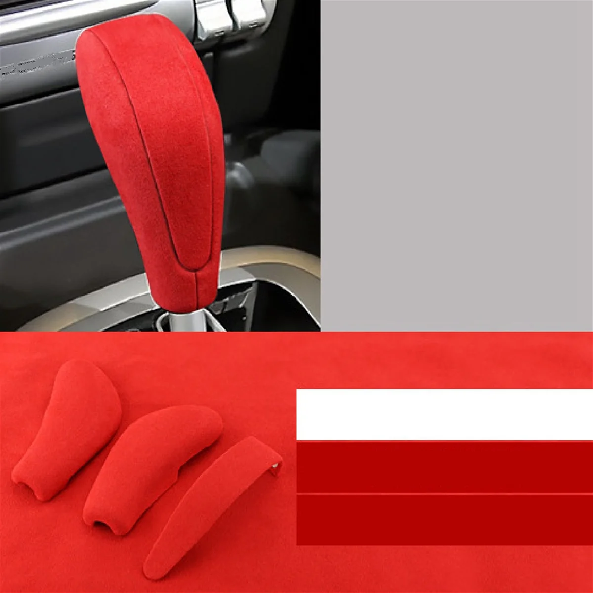 Car Gear Handle Sleeve Lever Cover Car Handball Protection Sticker Car Interior Accessories for 04-09 B