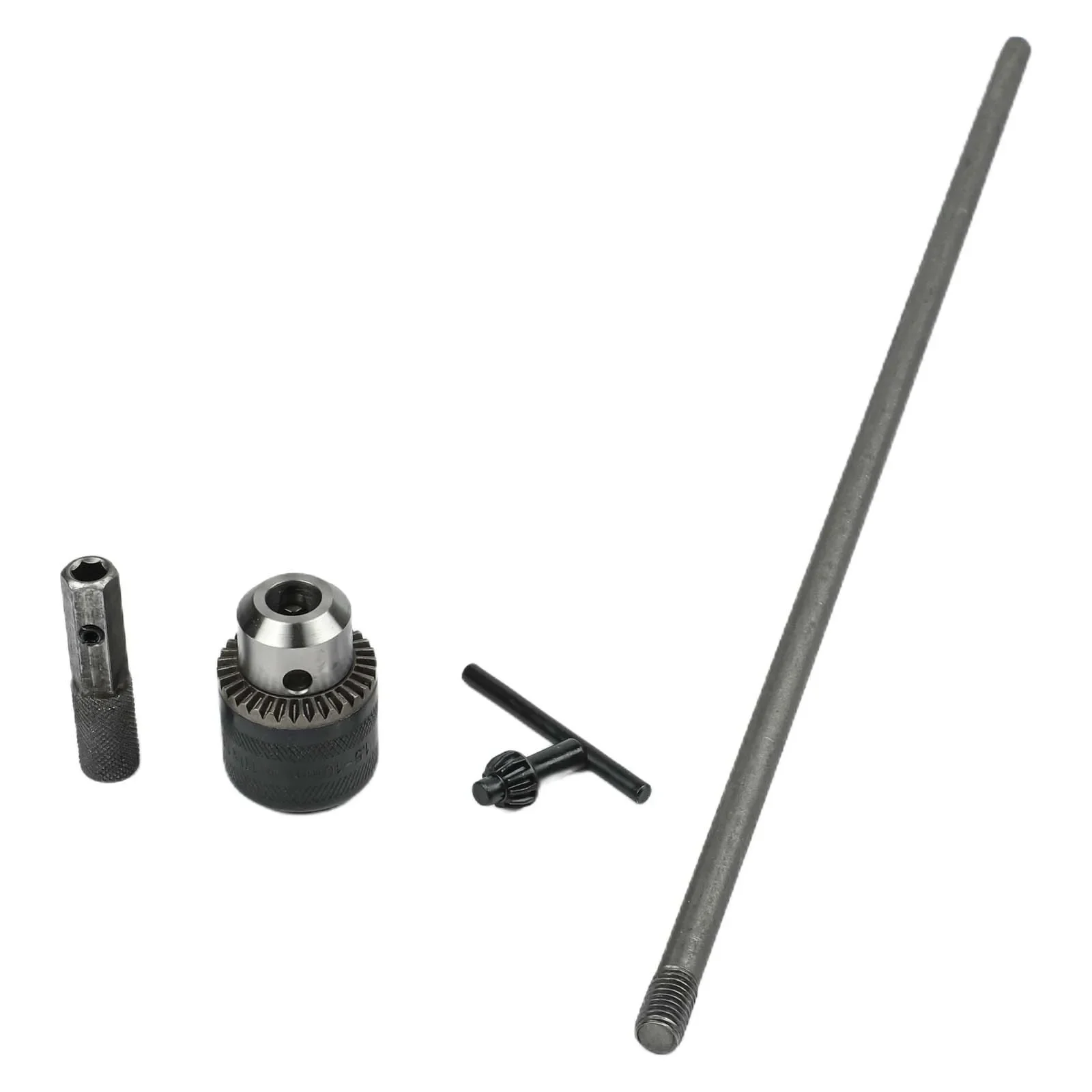 Extension Connect Rod for Deep Hole Drilling with Chuck and 8mm Hex Shank Suitable for Tight and Low Height Spaces
