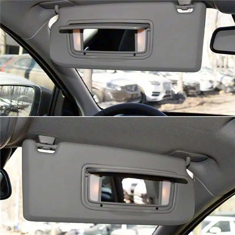 Car Sunvisor Makeup Mirror Cover With Light For Volvo XC60 2013-2017 S80 2014-2015 XC90 2013-2014 Sun Visor Replacement