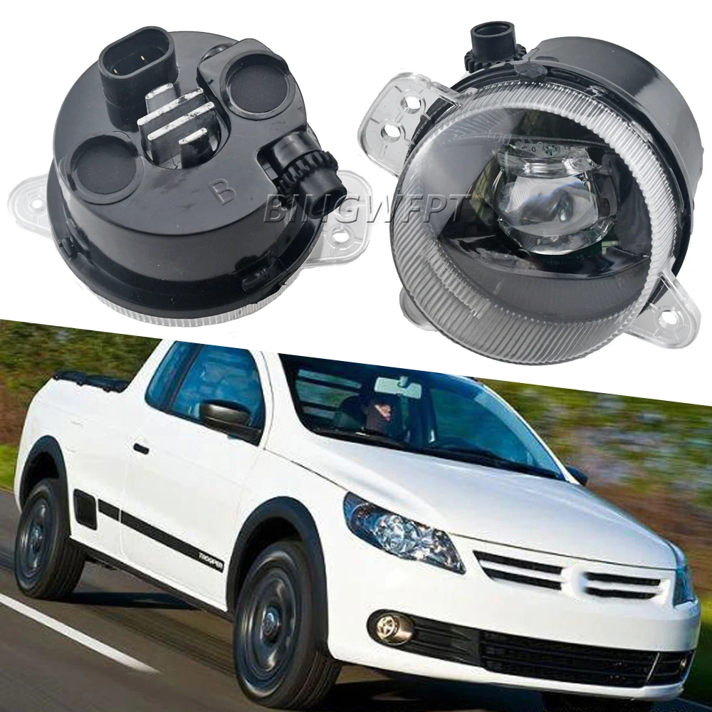 Car Front Bumper Lens Fog Driving Lamp For Volkswagen VW Saveiro 2008 2009 2010 2011 LED Fog Light Assembly