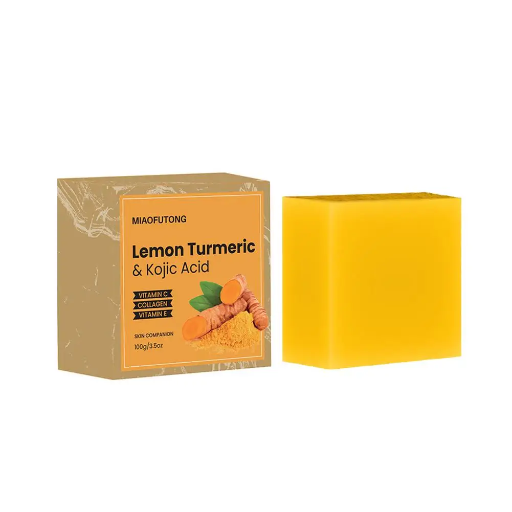 Turmeric Kojic Acid Soap Bar Turmeric Face And Care Soap Skin Oil 100g Whitening Acne Care Body Soap Body Removal N8R1