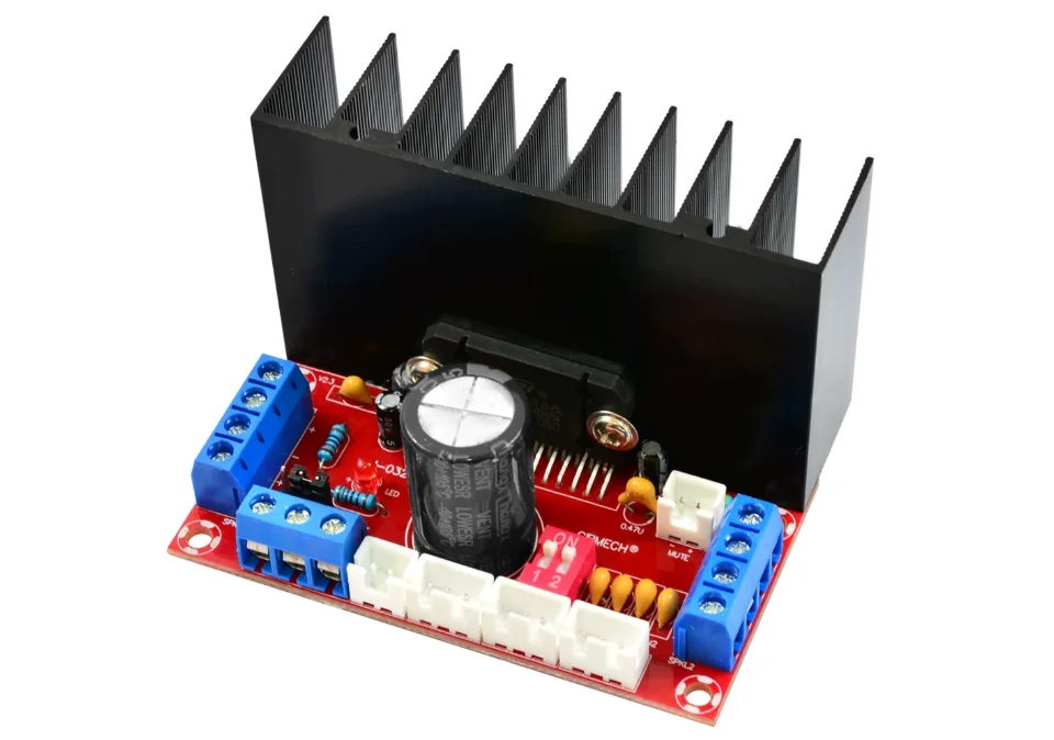 4-Channel High-Fidelity Car Amplifier Board TDA7388 4.0 Stereo Surround Sound 4x41W Output for Automobile Audio System