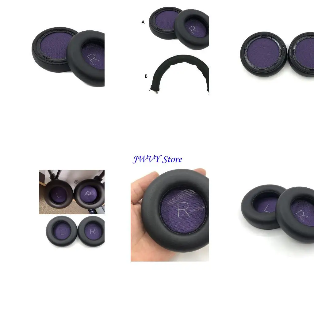 573A أذن الرسم رأس لرأس Backbeat 1 سماعات سماعات الرأس استبدال وسادات الأذن البروتين جلود متينة