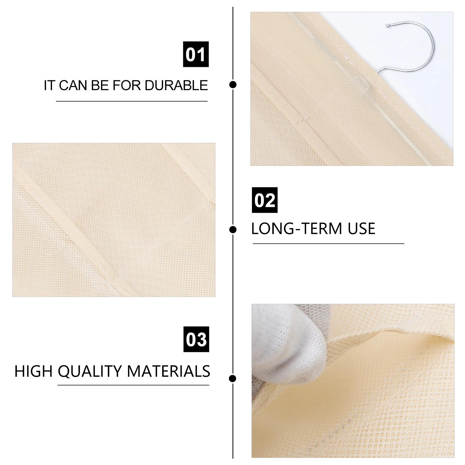 

Double-Sided Hanging Bag Oxford Cloth Folding Underwear Organizer Bedroom Storage Pouch Socks Bra Briefs Large Capacity Hanging