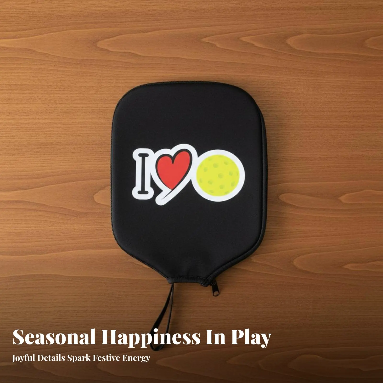 

Pickleball Paddle Cover Scuff Resistant Zippered Pickleball Paddle Sleeve Neoprene Racket Sleeve Long-Lasting for Travel