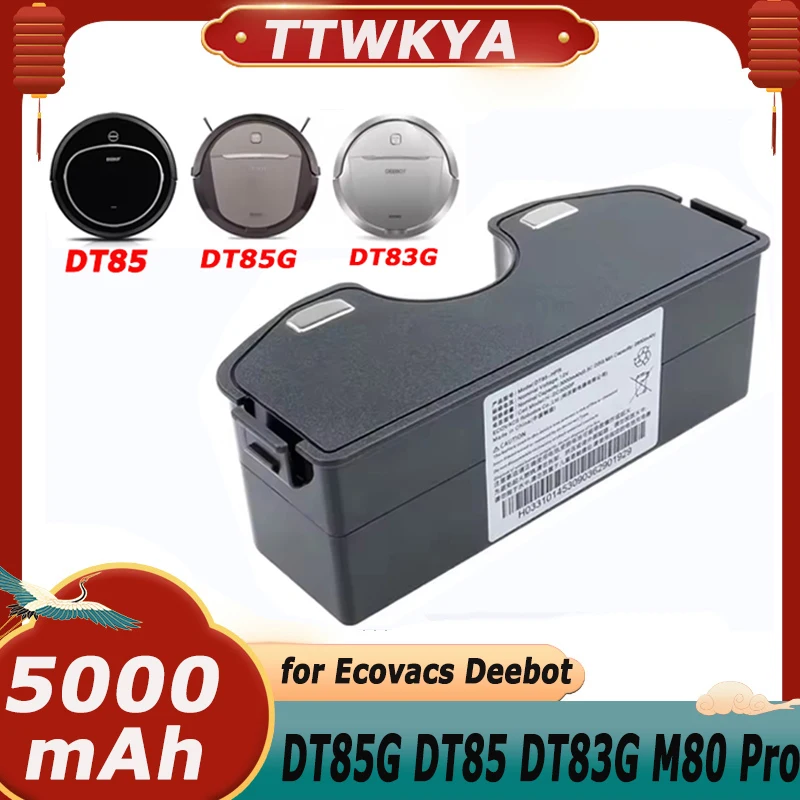 Original 12V 5000mAh Battery For ECOVACS Deebot DT87G DN650 BFD-yt DN700-BYD DT85G DT85 DT83G DM81