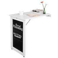 SoBuy FWT20-W Wall Table Folding Table dining table Kitchen Table Memoboard BHT: 50x76x75cm