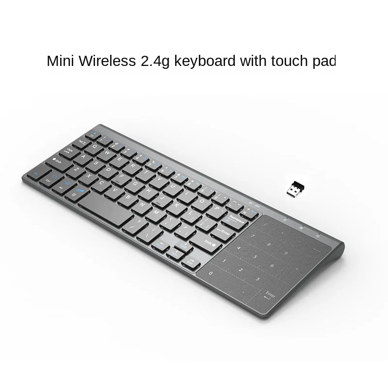 

2.4G Wireless Keyboard with Number Touchpad Mouse Thin Numeric Keypad for Android Windows Desktop Laptop PC TV Box