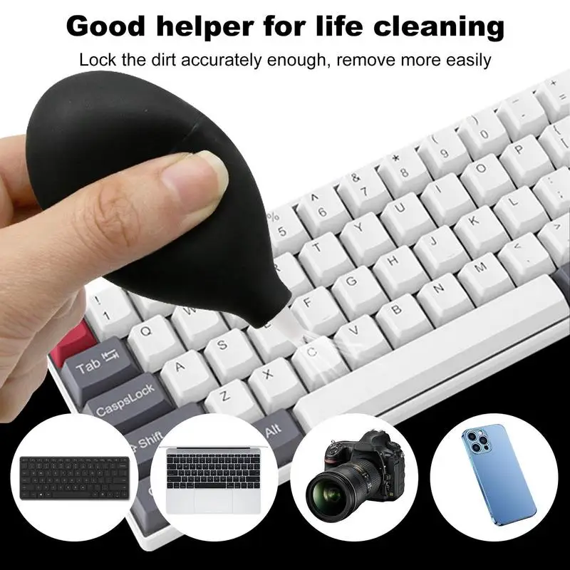 Compressed Air Duster Hand Held Keyboard Blower Strong Wind Oval Air PC Cleaner Accurate Decontamination For Electronic Product