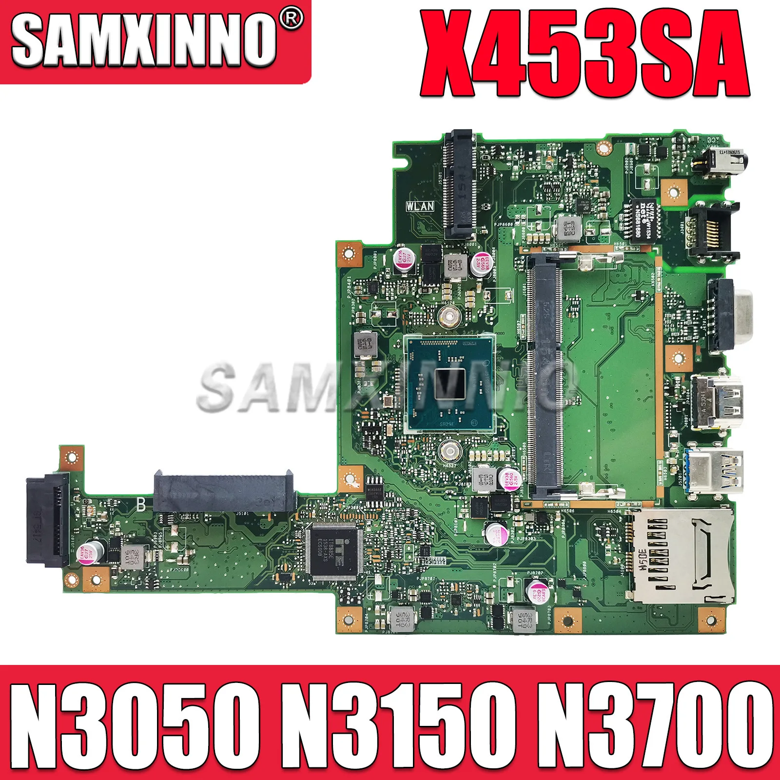 

X453SA Mainboard For Asus X453S X453 X453SA F453S X403S X403SA Laptop Motherboard With N3050 N3150 N3700 CPU Fully Tested OK