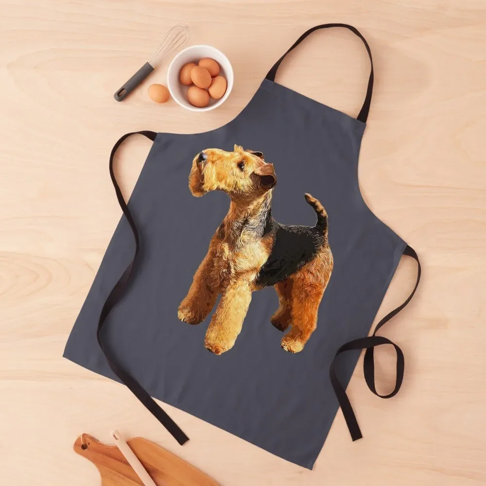 

Welsh Terrier Beautiful Dog Apron painters Kitchen Women Apron