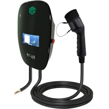 Type 2 Plug European 3.5KW 7KW 11KW 22KW Power IP55 32A AC EV Charging Station Leak Protection Wallbox EV Fast Charging Station