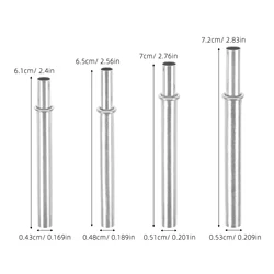 4pcs Fishing Rod Connectors Accessories Fishing Repair Tool Broken Connecting Pipe Tube Rod Connector Supplies Connecting Poles