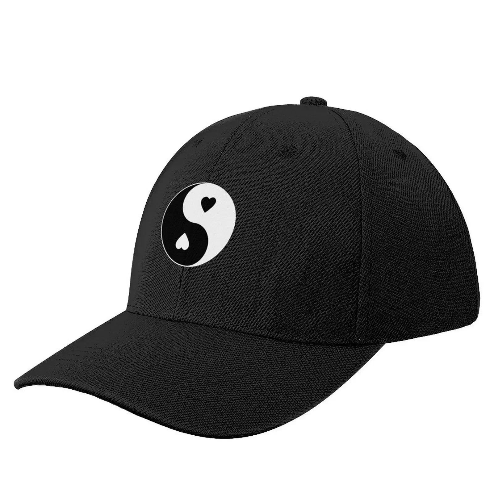 

yin yang heart symbol Baseball Cap Golf Wear Snapback Cap Kids Hat Horse Hat Men Caps Women's
