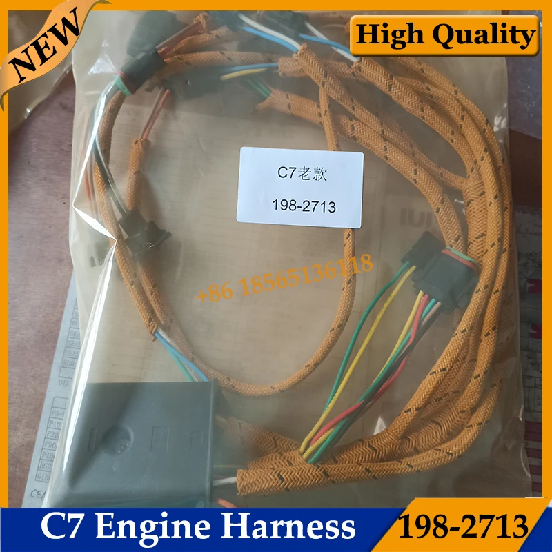 

198-2713 1982713 High Quality New Engine Wiring Harness for Excavator 324D 325D 328D 329D C7 Engine Harness