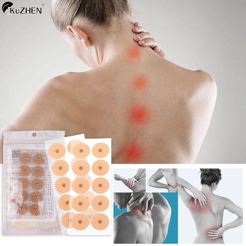 20sheets Acupuncture Magnetic Beads Sticky Ear Massage Patch Body Stickers Auricular Plaster Therapy Acupoint Sticking Plaster image 2